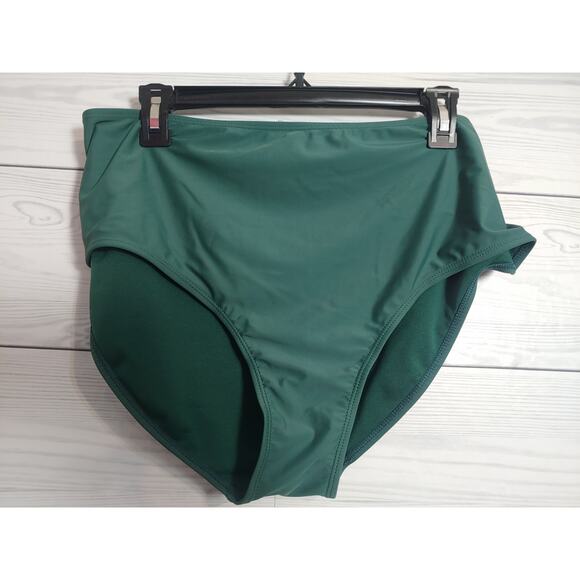 Womens Nicole Miller Plus Size High Waist Swimsuit Bottom 1x - Picture 1 of 4